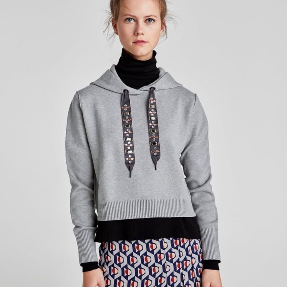 Zara Knit Sweatshirt